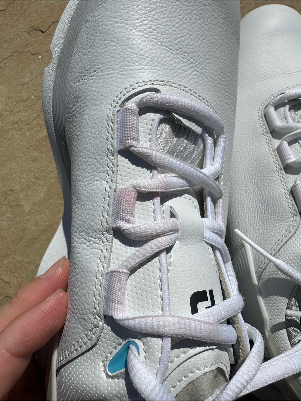 FootJoy FJ Pro SLX Spikeless Men's Golf Shoes White 56912 Size 8.5 Wide - Picture 8 of 9